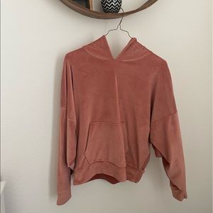 American Eagle velvet hoodie